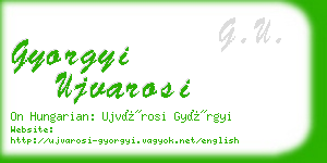 gyorgyi ujvarosi business card